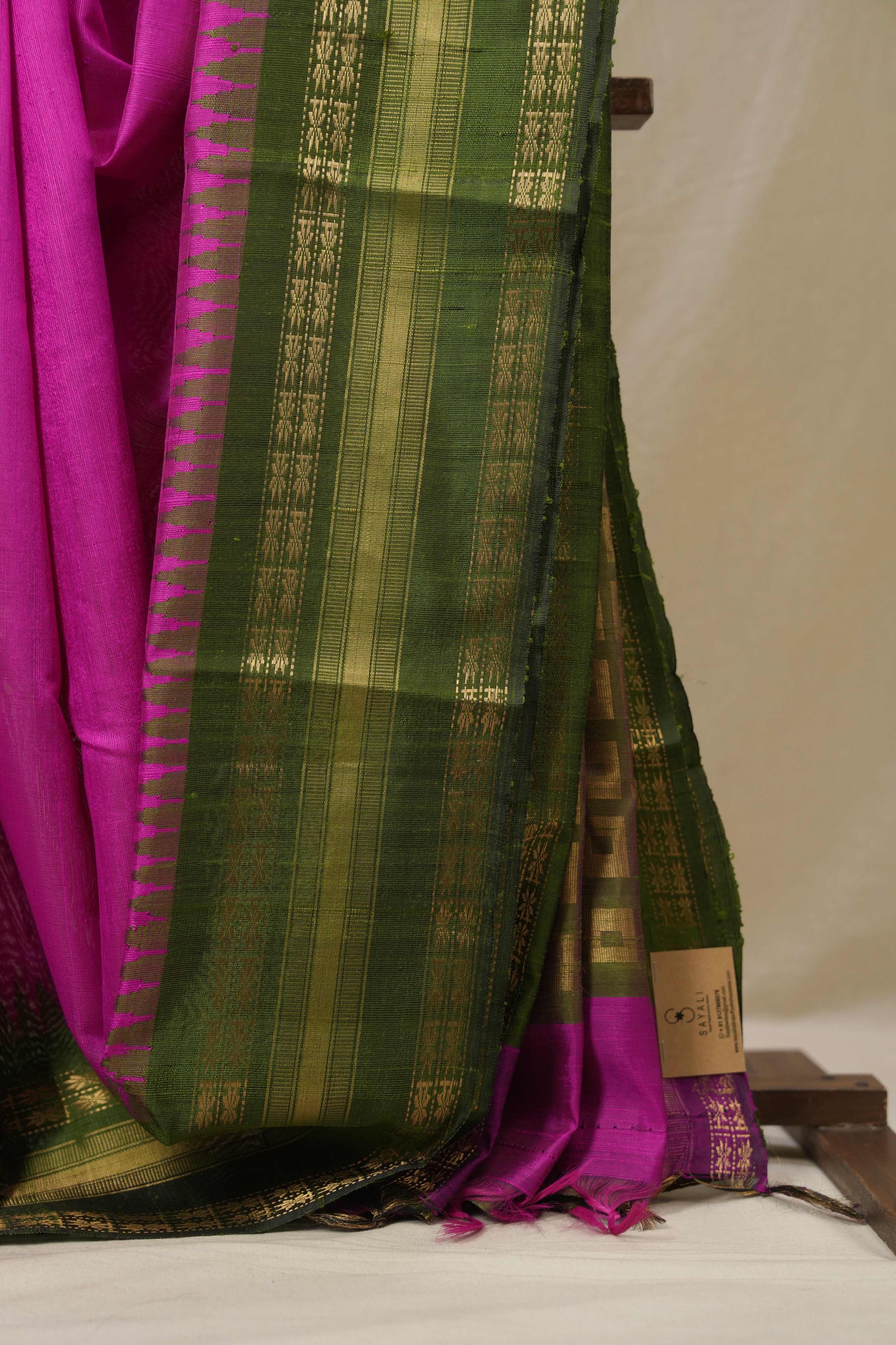 Pink Raw Silk Saree - SRPRSS995