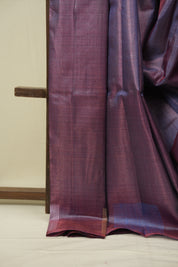 Dual Tone Purple Tussar Silk Saree - SRDTPTSS1909
