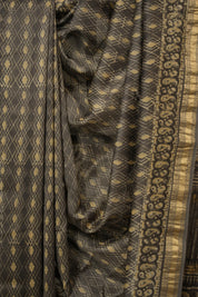 Kashish Ajrakh Cotton Silk Saree With Maheshwari Border - SRKACSS1515