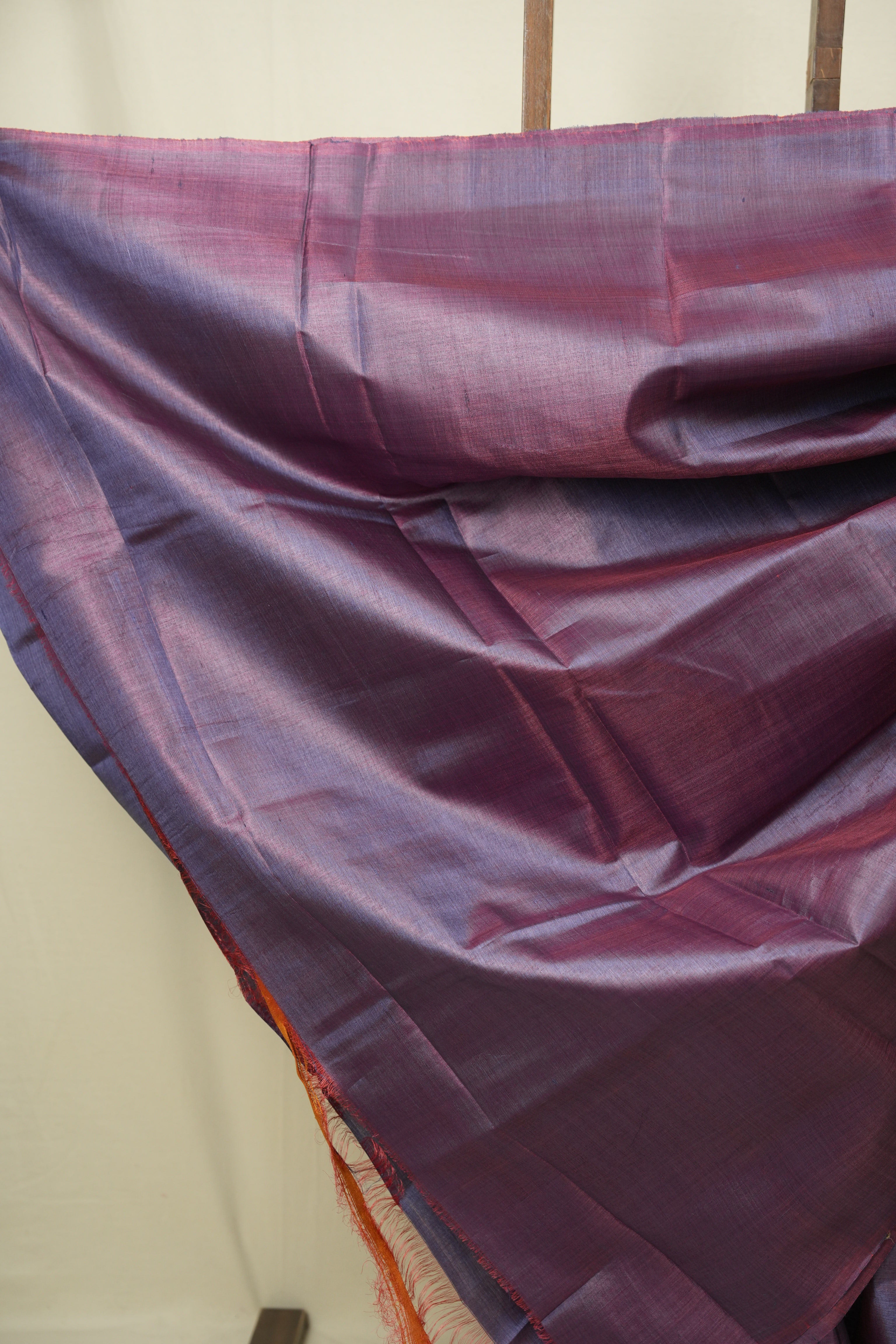 Dual Tone Purple Tussar Silk Saree - SRDTPTSS1909
