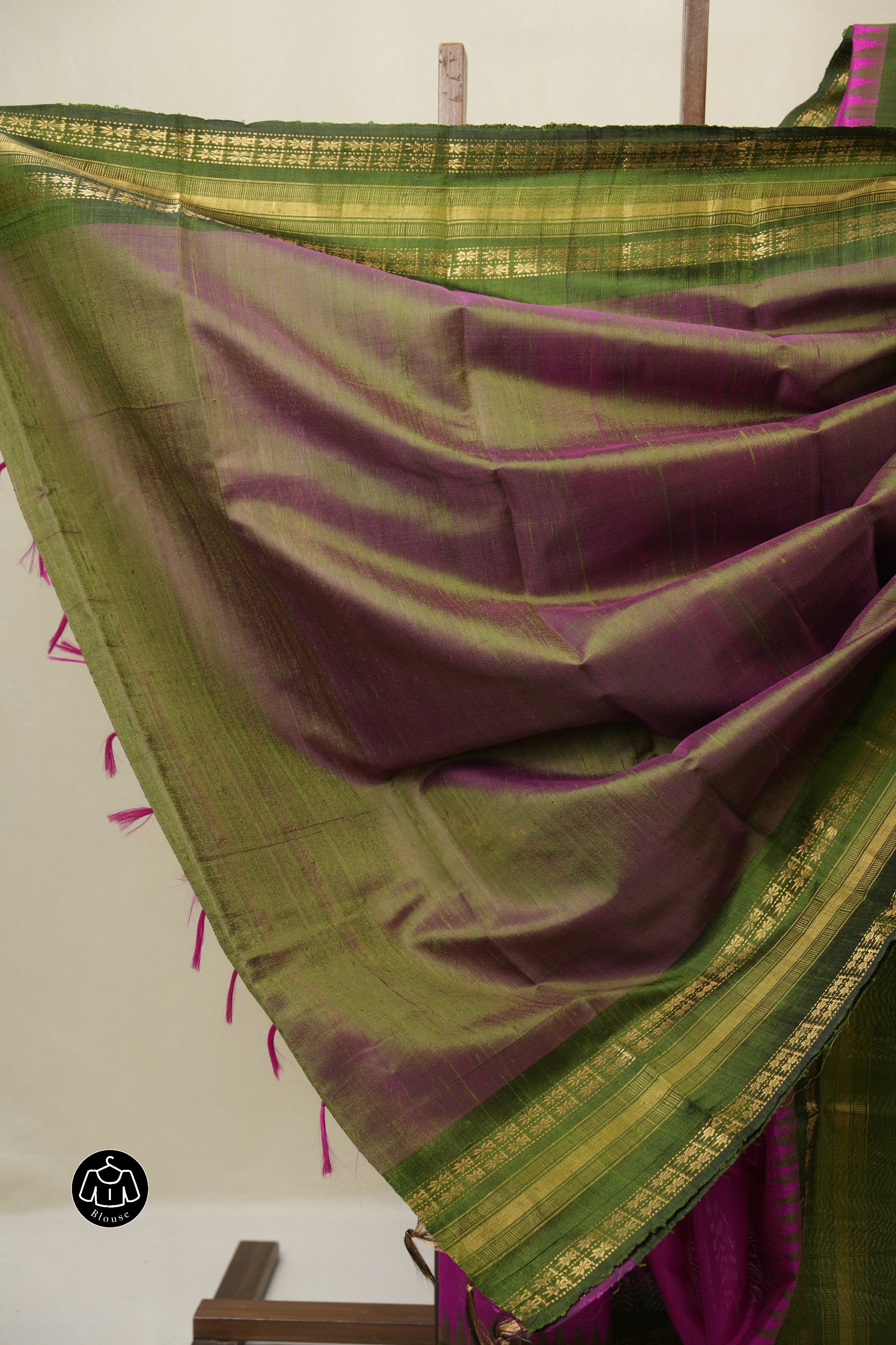 Pink Raw Silk Saree - SRPRSS995