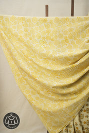 Pastel Yellow HBP Cotton Saree - SRPYCS2854