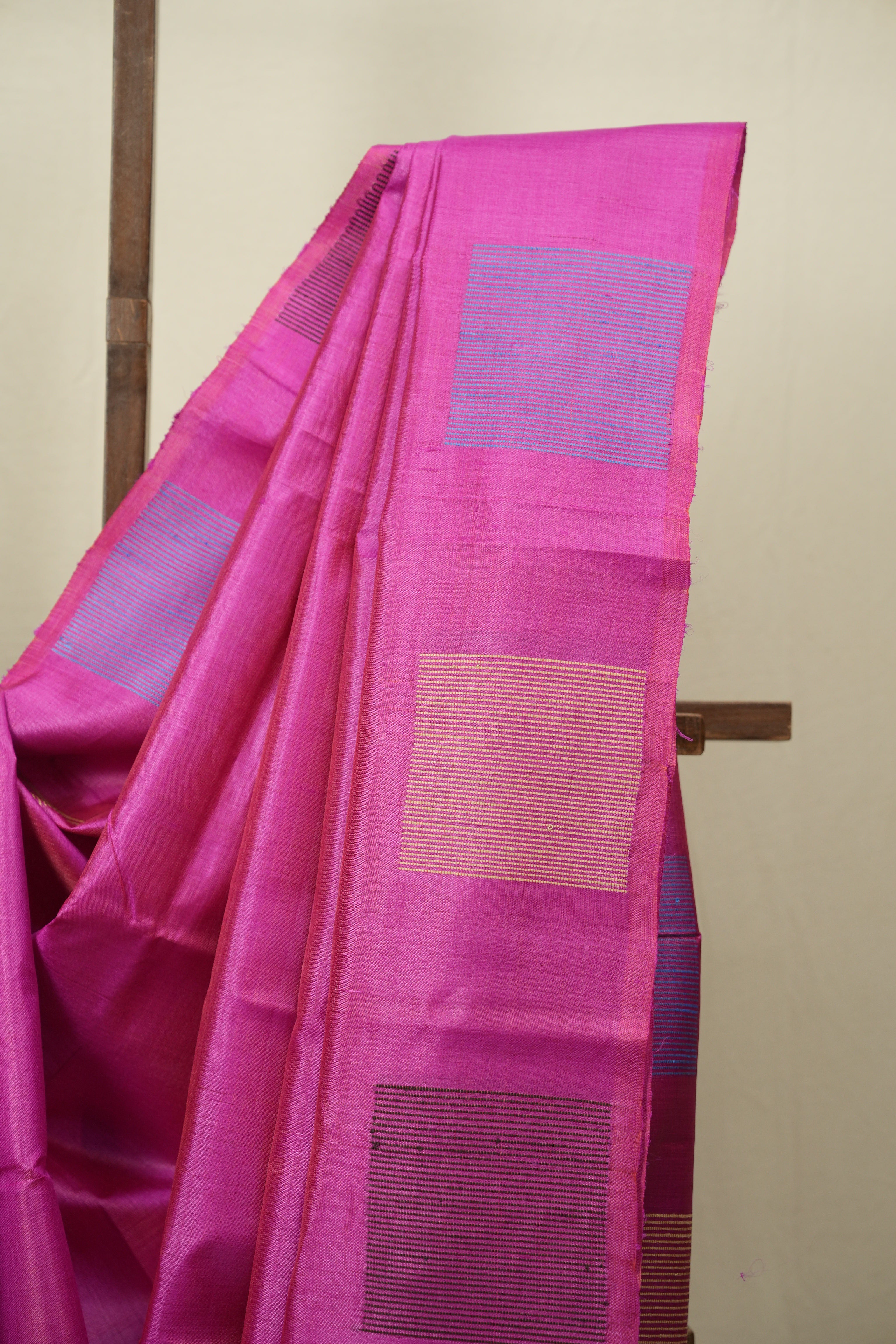 Pink Tussar Silk Saree - SRPTSS1903