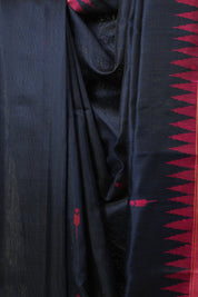Blue Raw Silk Saree - SRBRSS977