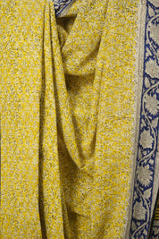 Yellow Black HBP Cotton Saree - SRYBCS2853