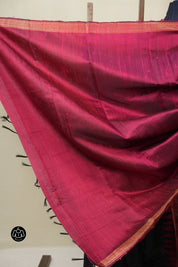 Blue Raw Silk Saree - SRBRSS977