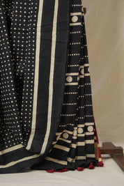 BlackHBP Cotton Saree - SRBCS3324