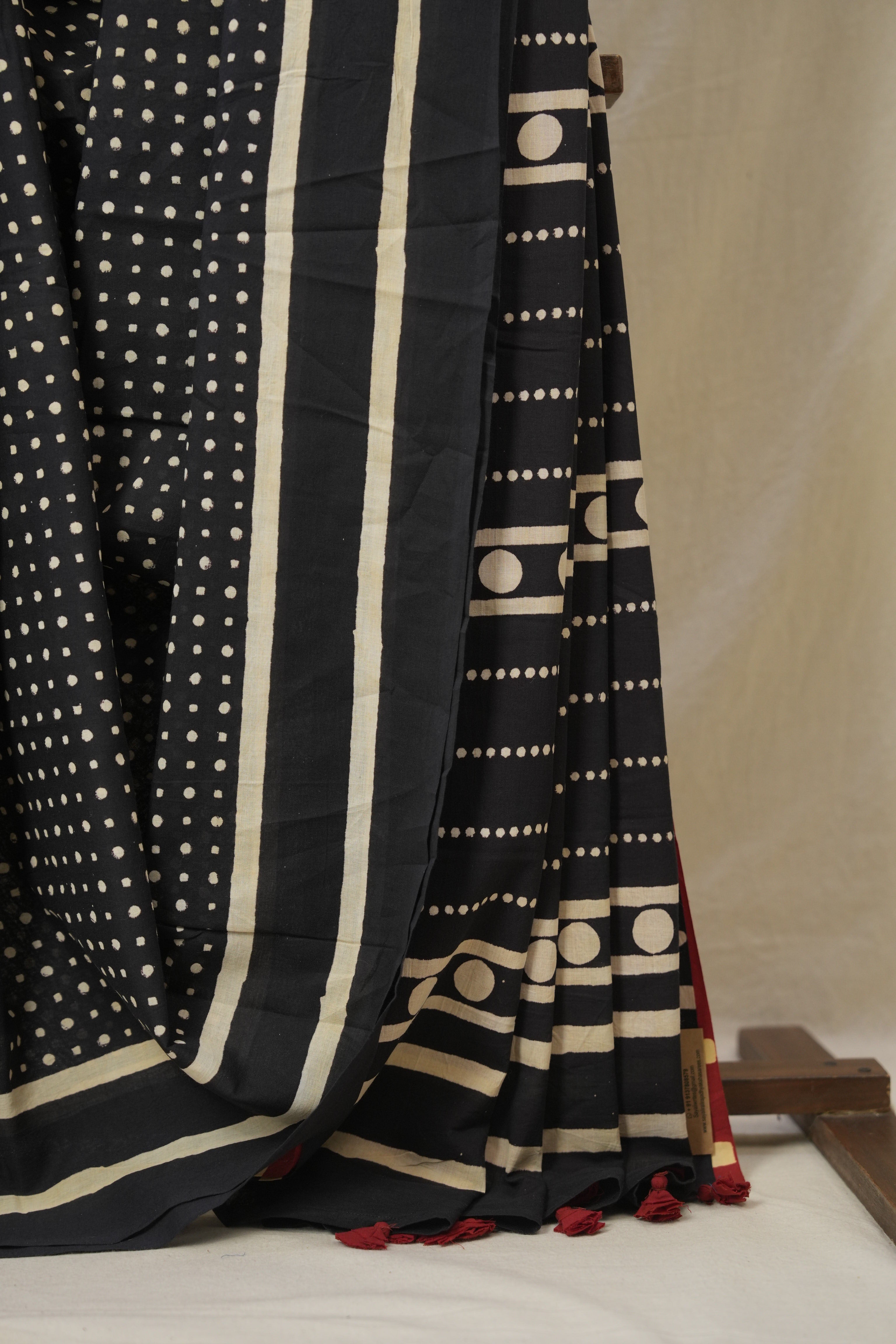 BlackHBP Cotton Saree - SRBCS3324