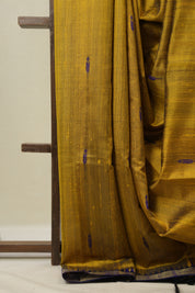 Mustard Raw Silk Saree - SRMRSS976