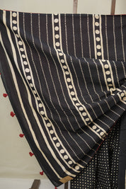 BlackHBP Cotton Saree - SRBCS3324