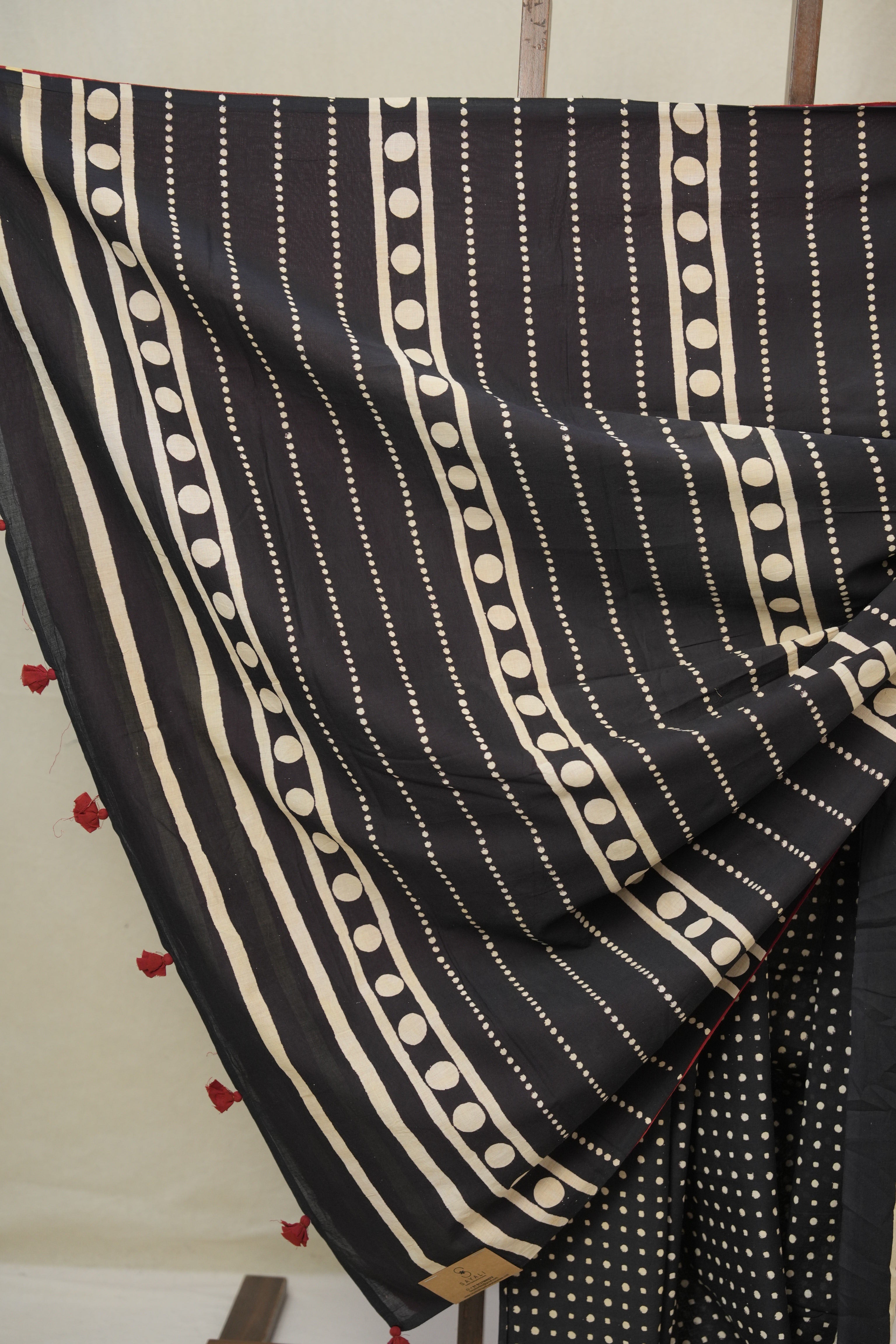 BlackHBP Cotton Saree - SRBCS3324