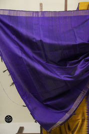 Mustard Raw Silk Saree - SRMRSS976