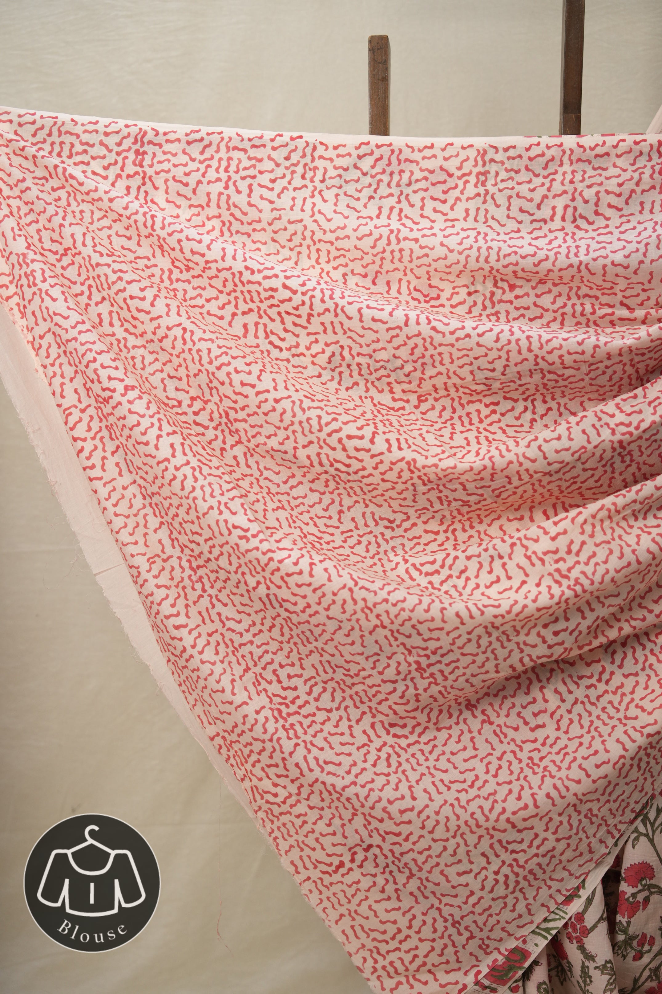 Red Green HBP Cotton Saree - SRRGCS2852