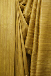 Olive Yellow Tussar Silk Saree - SRYTSS1937