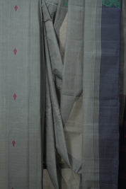 Grey Sungudi Cotton Saree -SRGSCS69