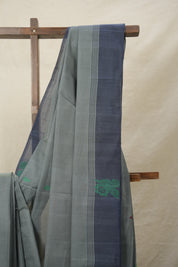 Grey Sungudi Cotton Saree -SRGSCS69
