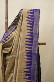 Brown Raw Silk Saree - SRBRSS978