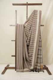 Brown HBP Cotton Saree - SRBCS3314