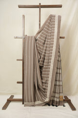 Brown HBP Cotton Saree - SRBCS3314