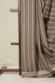 Brown HBP Cotton Saree - SRBCS3314