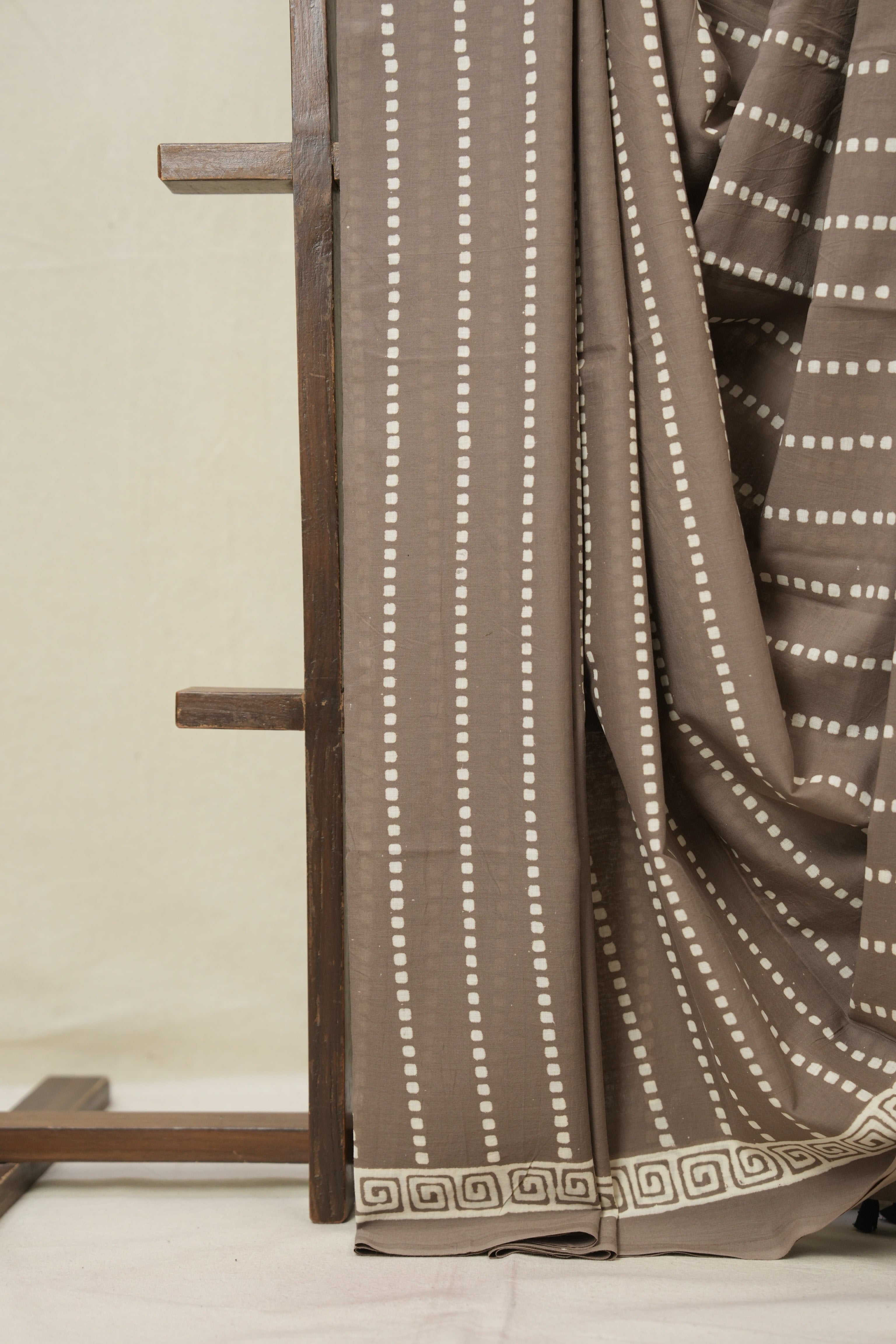 Brown HBP Cotton Saree - SRBCS3314
