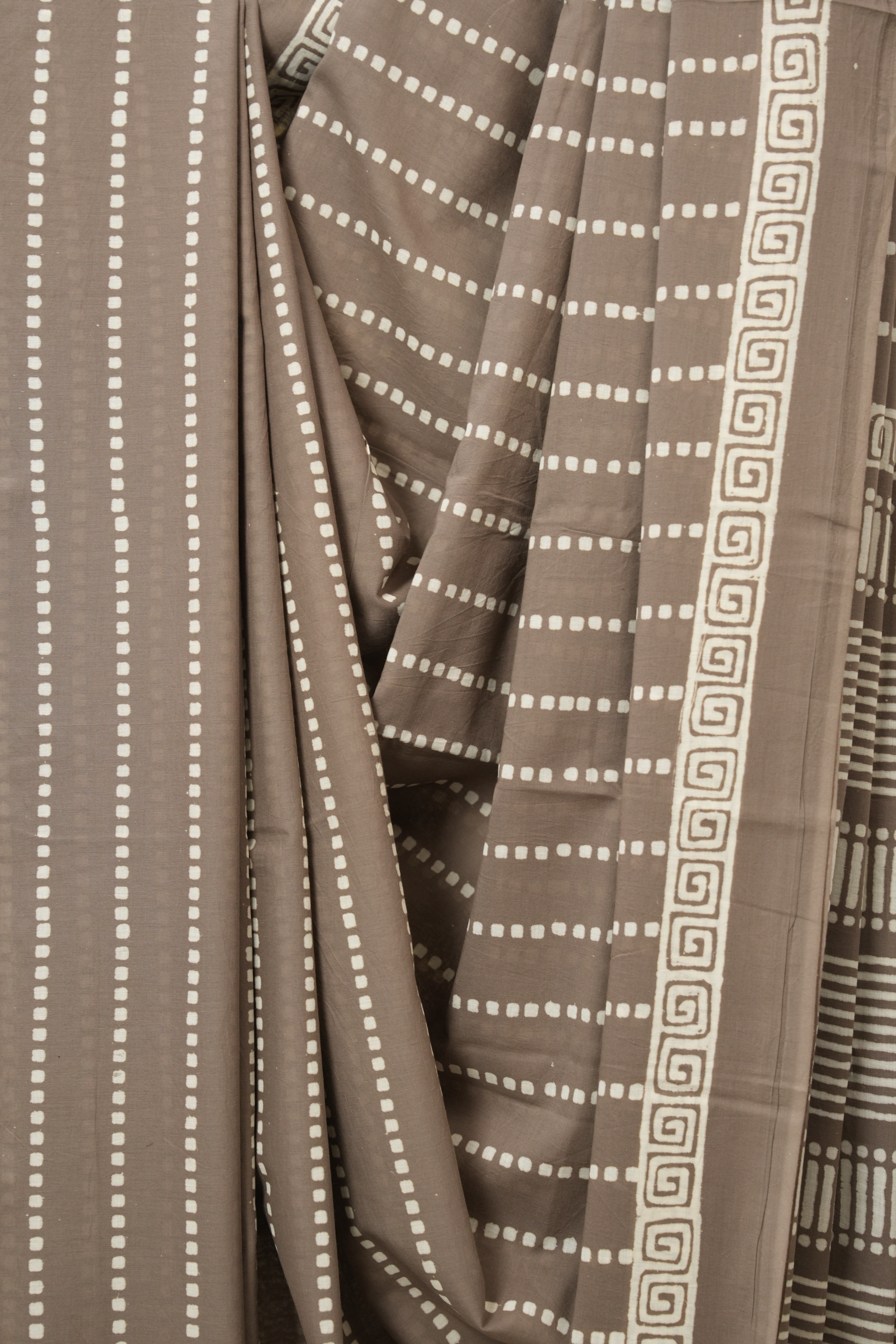 Brown HBP Cotton Saree - SRBCS3314