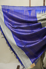 Grey Raw Silk Saree - SRGRSS979
