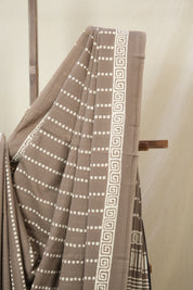 Brown HBP Cotton Saree - SRBCS3314