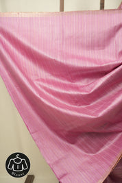 Baby Pink Tussar Silk Saree - SRPTSS1938
