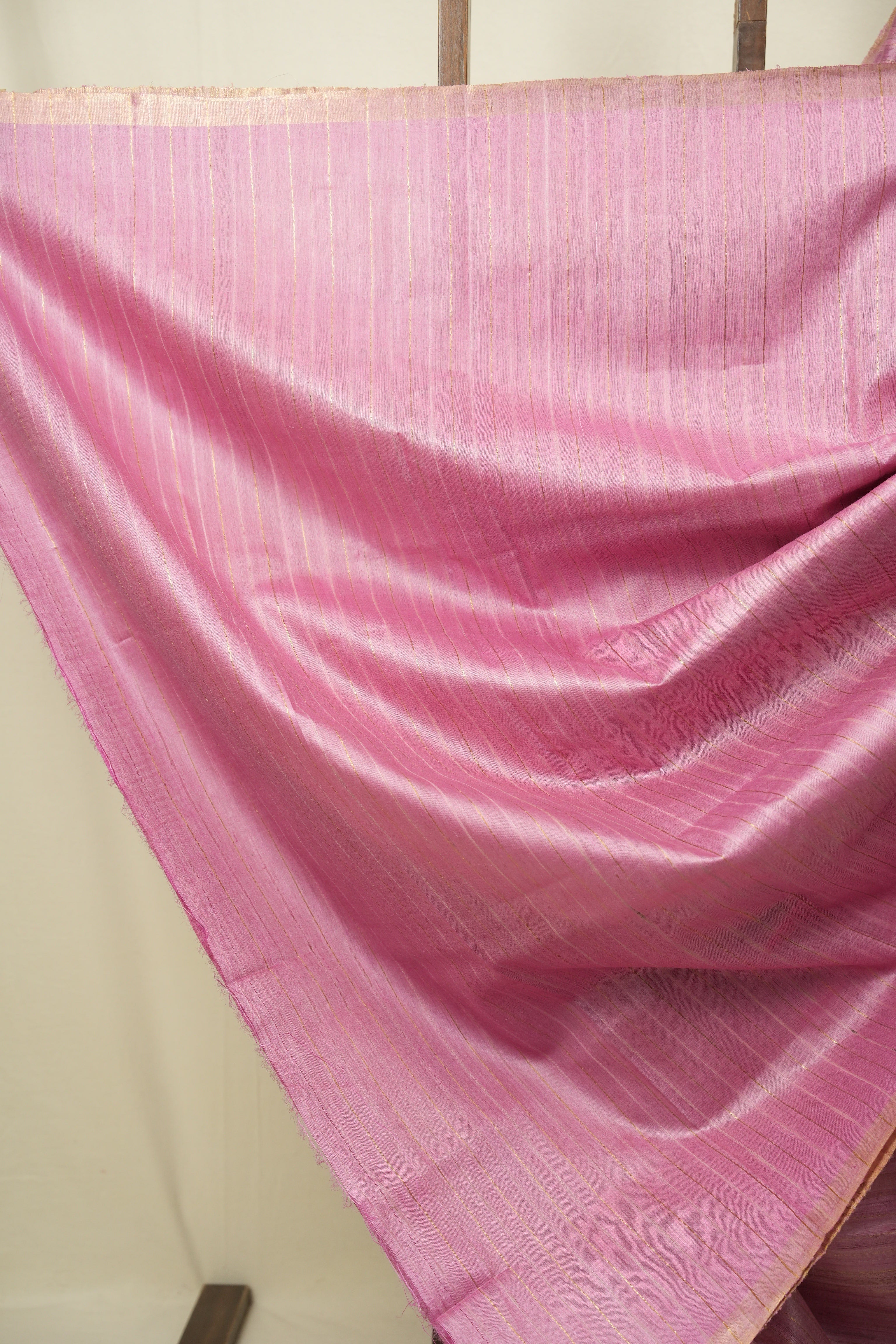 Baby Pink Tussar Silk Saree - SRPTSS1938
