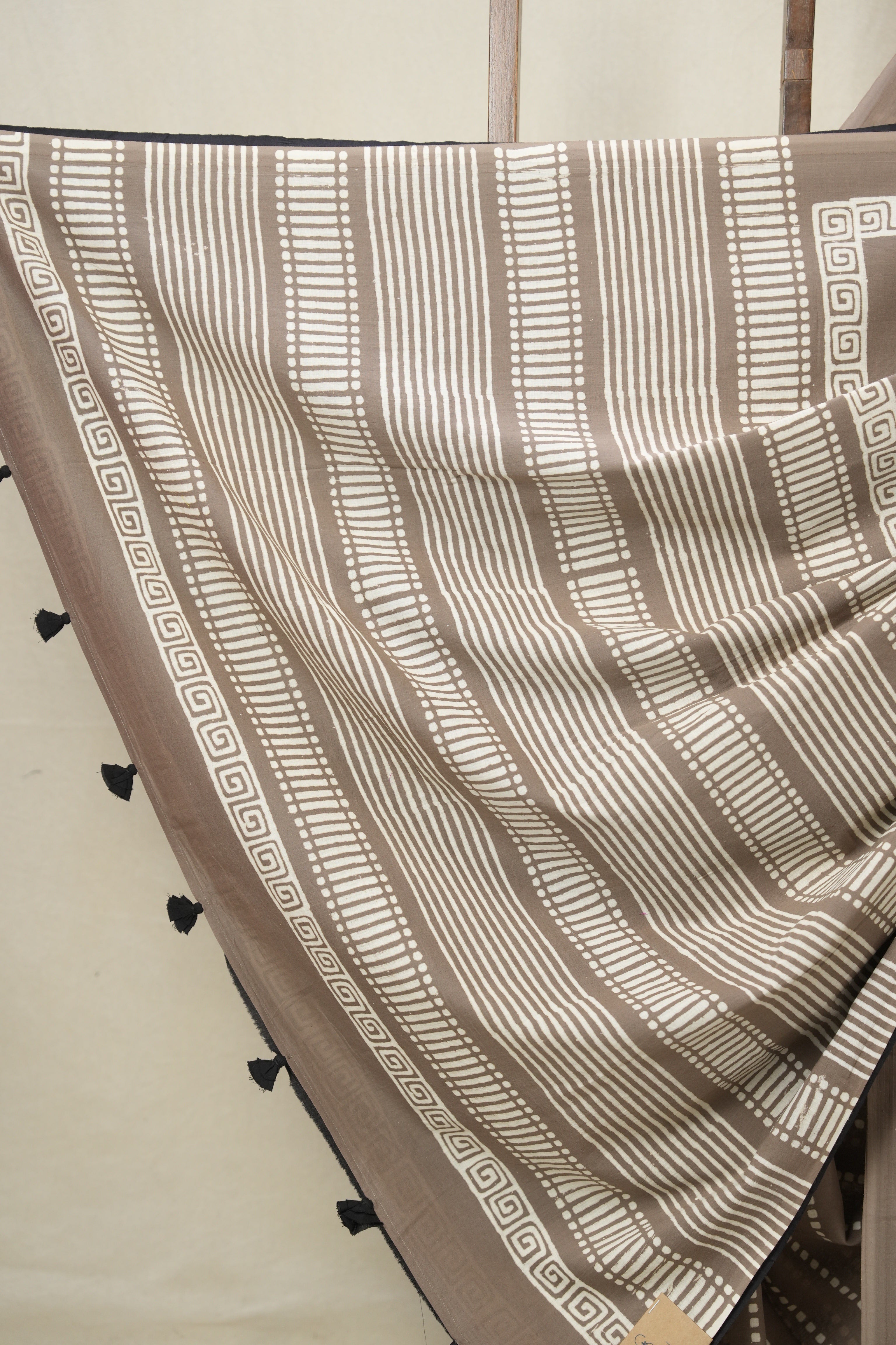 Brown HBP Cotton Saree - SRBCS3314