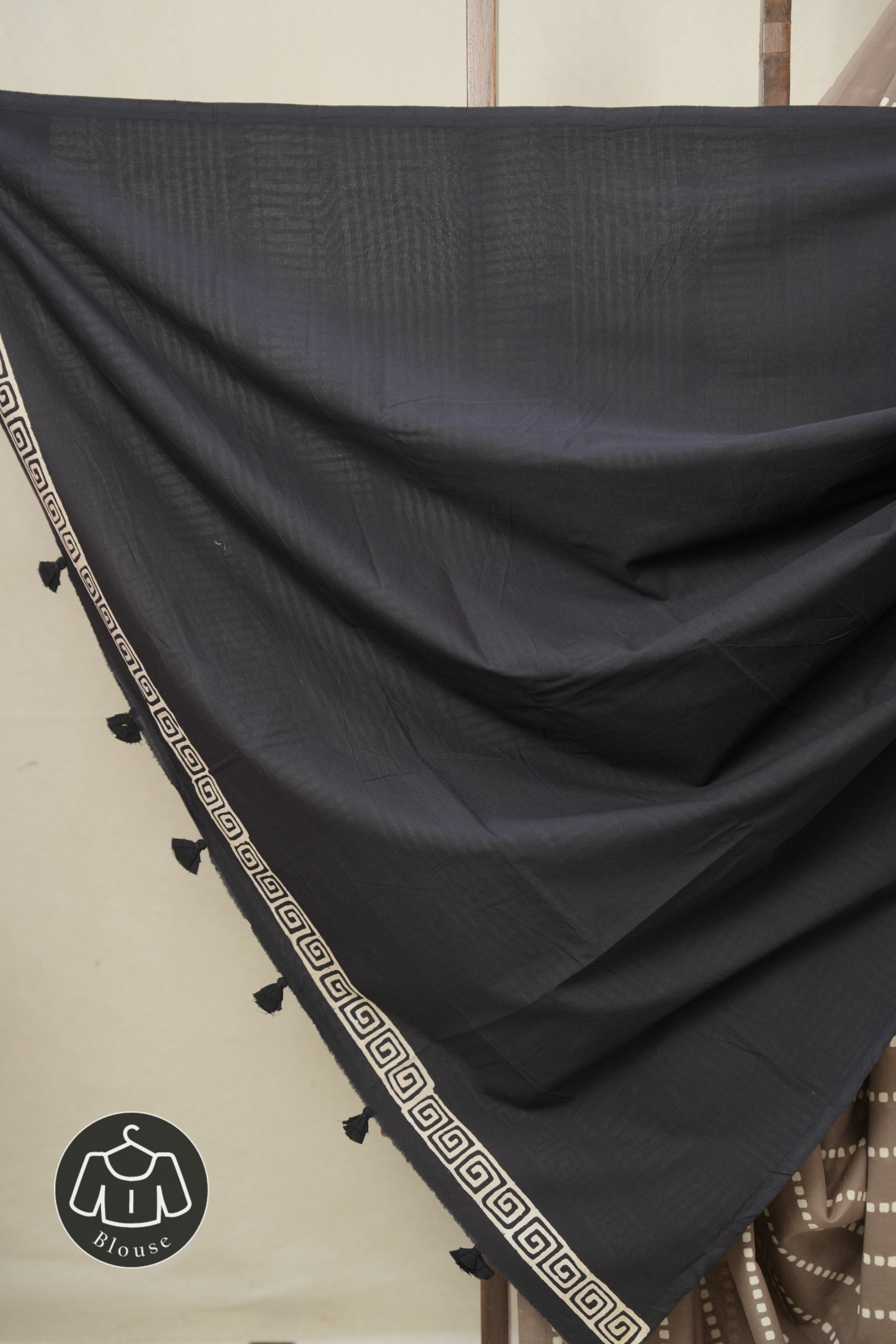 Brown HBP Cotton Saree - SRBCS3314