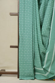 Ocean Blue HBP Cotton Saree - SROBCS3313