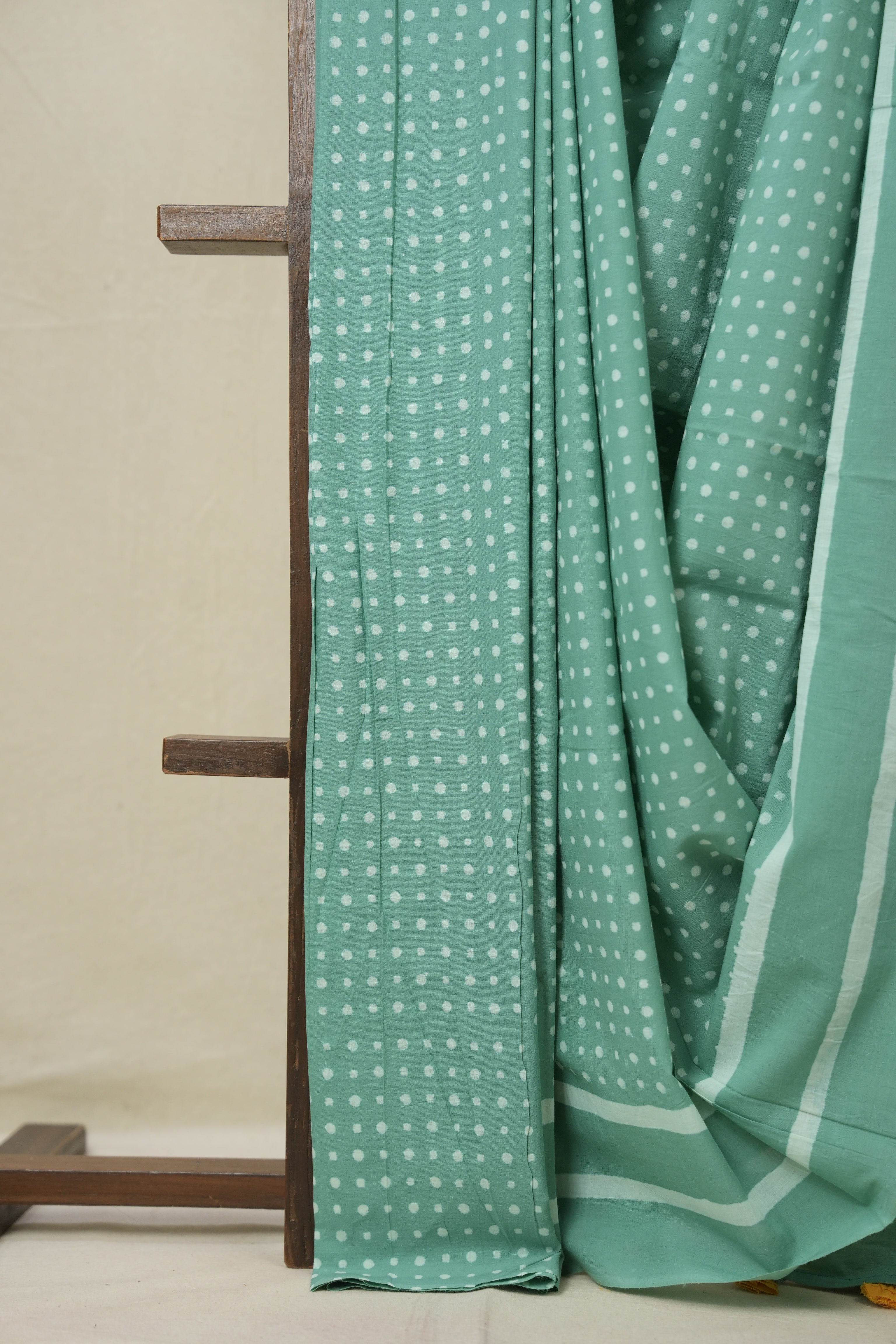 Ocean Blue HBP Cotton Saree - SROBCS3313