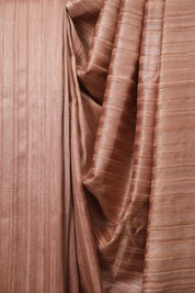 Rose Gold Tussar Silk Saree - SRRGTSS1940