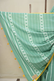 Ocean Blue HBP Cotton Saree - SROBCS3313