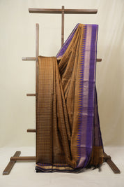 Mustard Raw Silk Saree - SRMRSS981