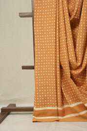 Orange HBP Cotton Saree - SROCS3315