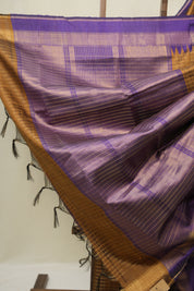 Mustard Raw Silk Saree - SRMRSS981