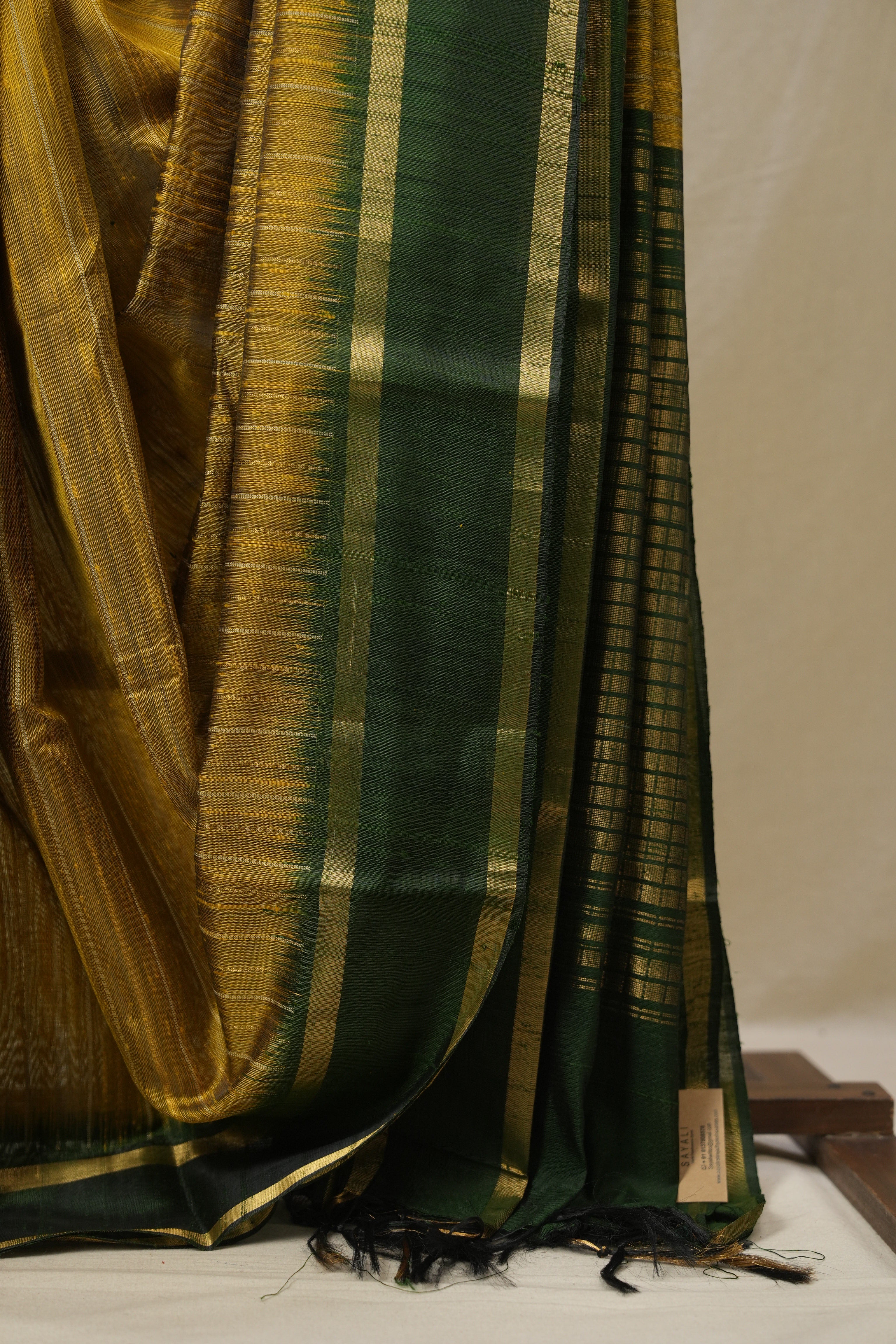 Mustard Raw Silk Saree - SRPRSS984
