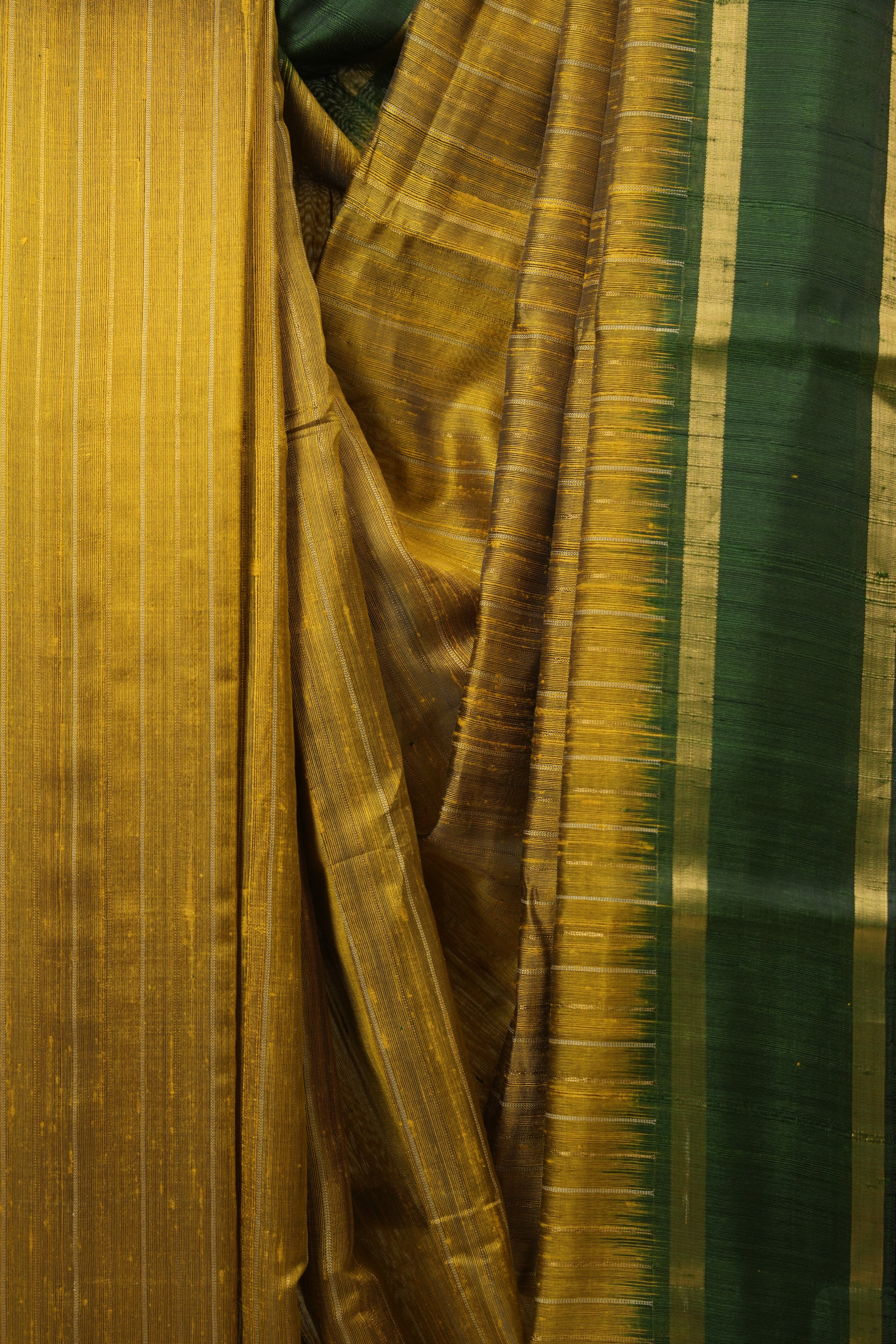 Mustard Raw Silk Saree - SRPRSS984