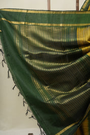 Mustard Raw Silk Saree - SRPRSS984
