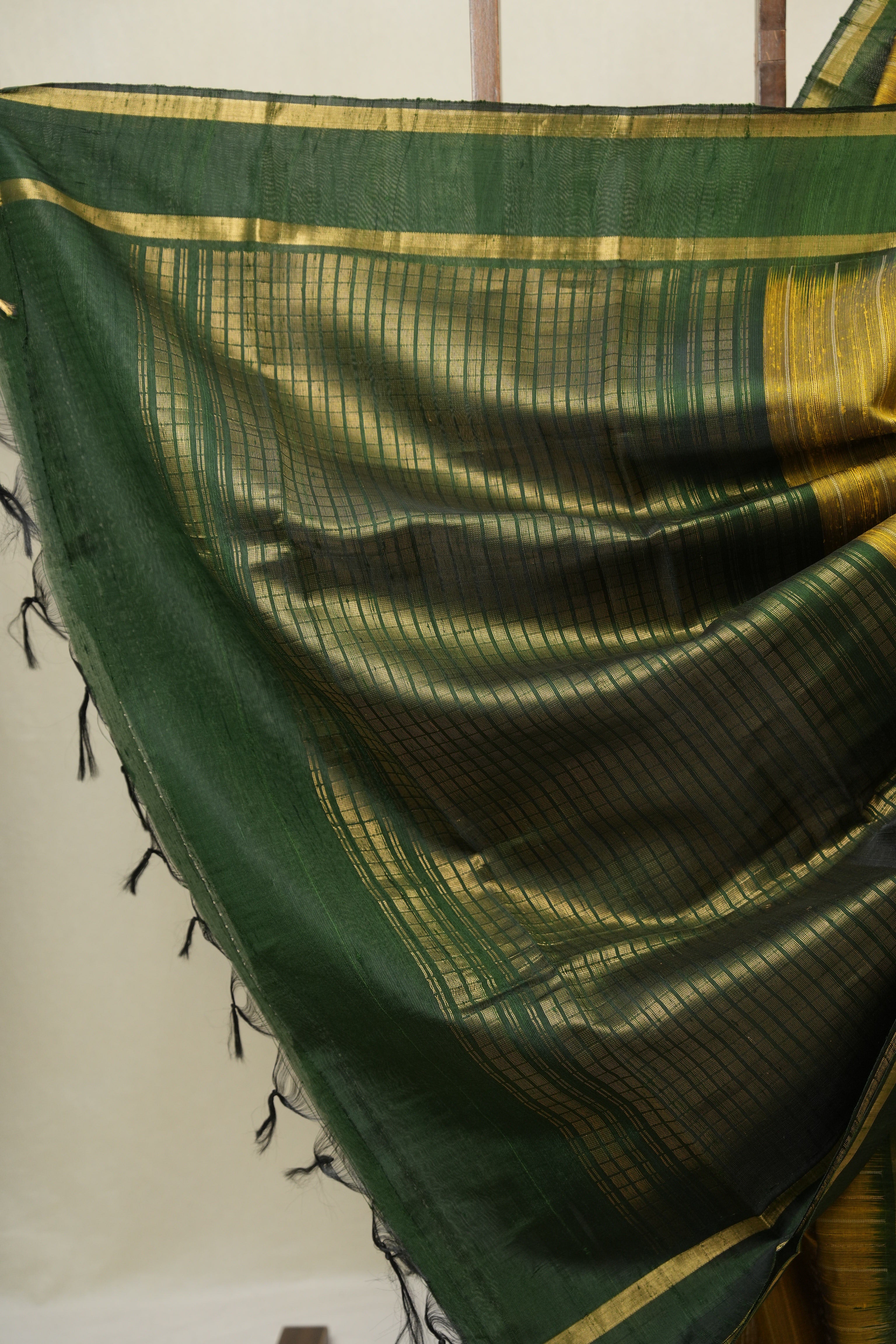 Mustard Raw Silk Saree - SRPRSS984