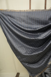 Slate Grey Tussar Silk Saree - SRGTSS1939