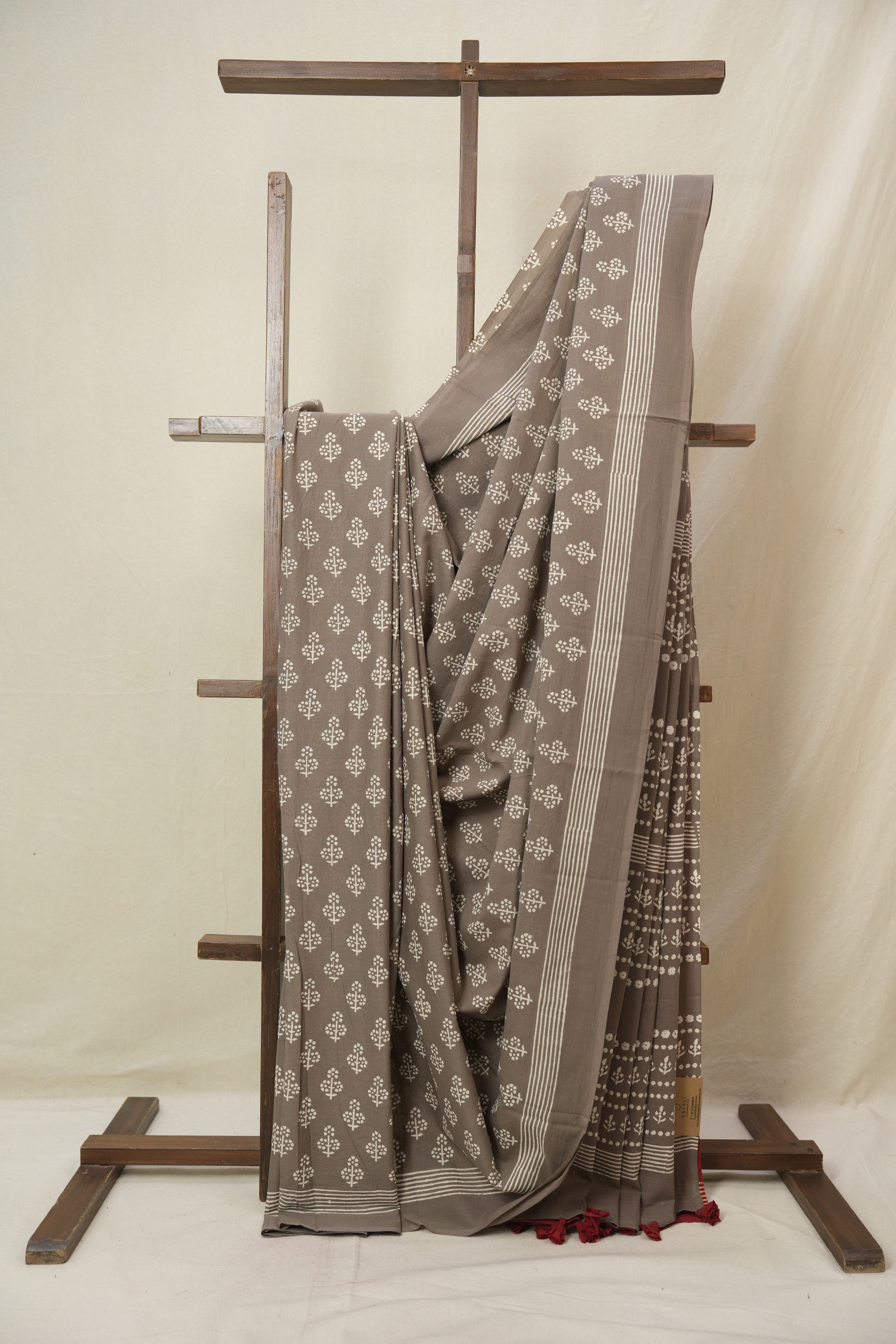 Kashish Brown HBP Cotton Saree - SRKBCS3311