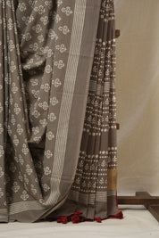 Kashish Brown HBP Cotton Saree - SRKBCS3311