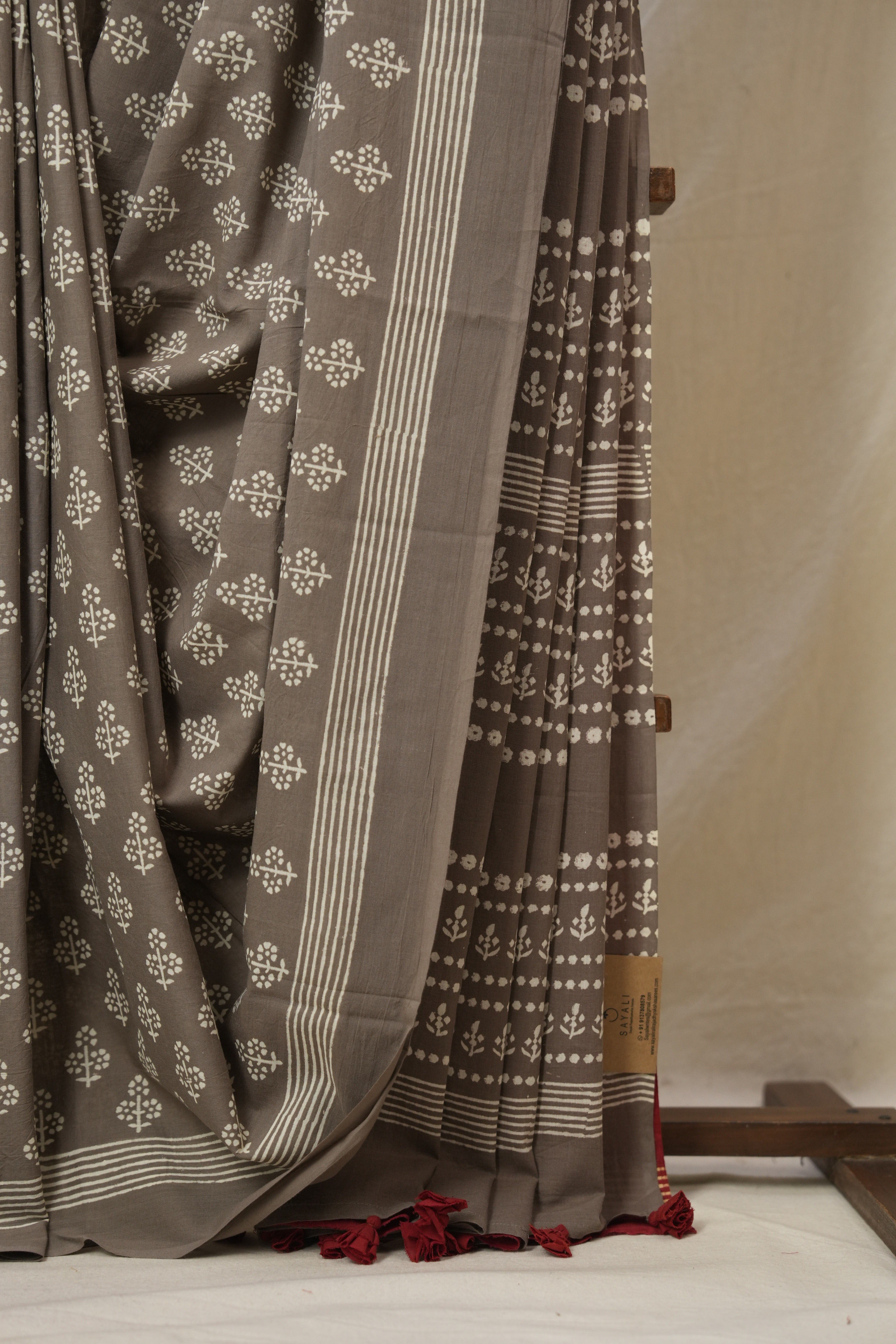 Kashish Brown HBP Cotton Saree - SRKBCS3311