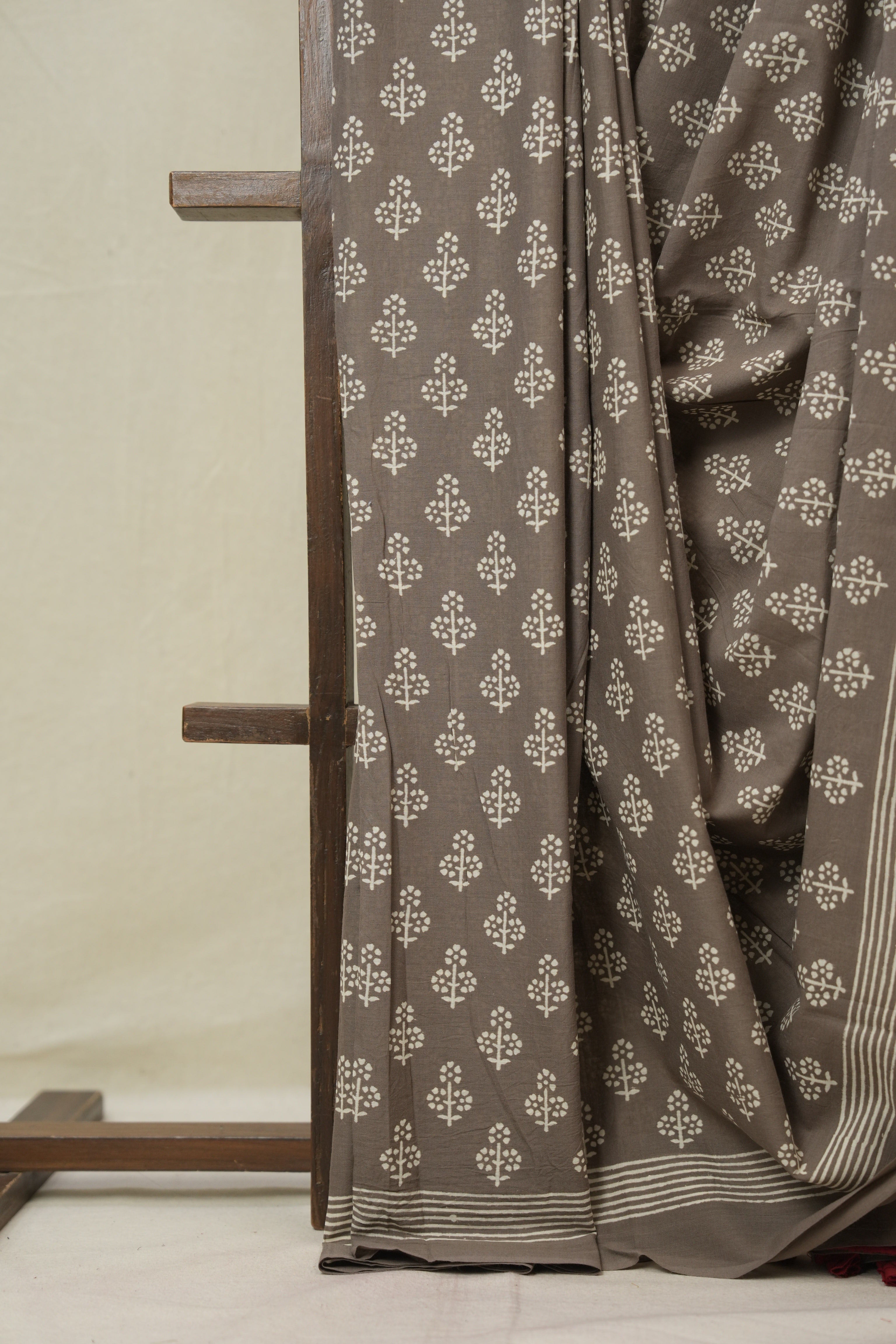 Kashish Brown HBP Cotton Saree - SRKBCS3311