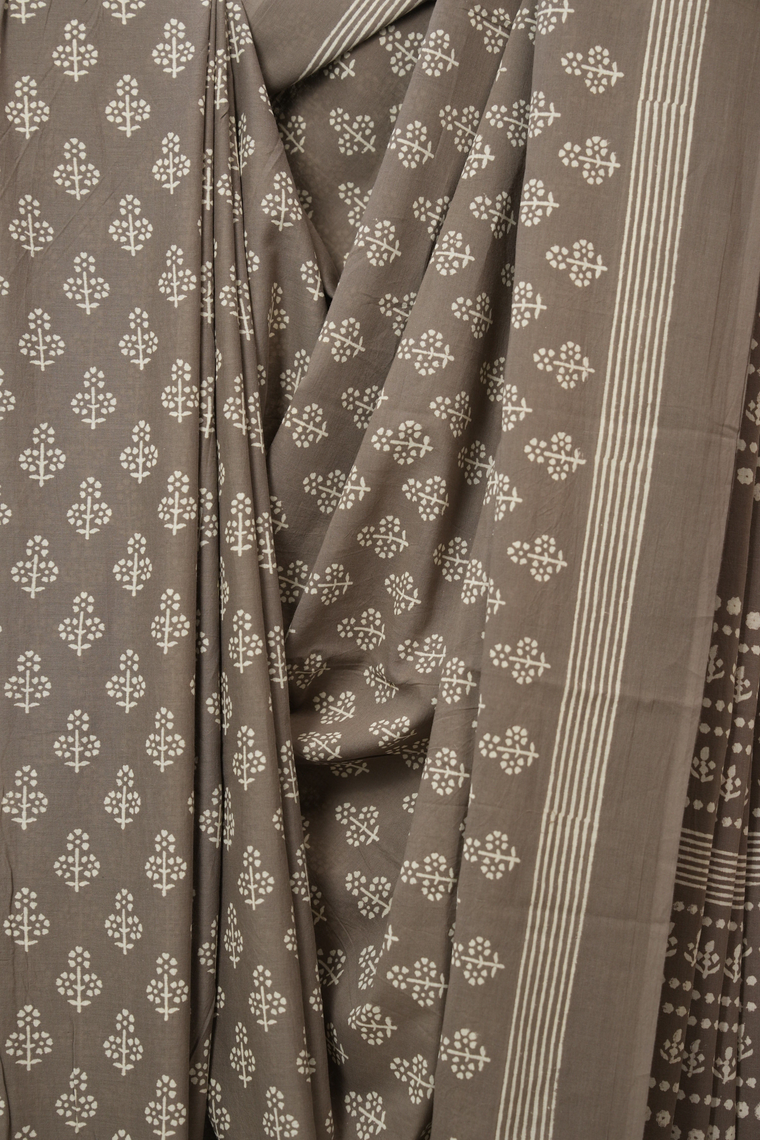 Kashish Brown HBP Cotton Saree - SRKBCS3311