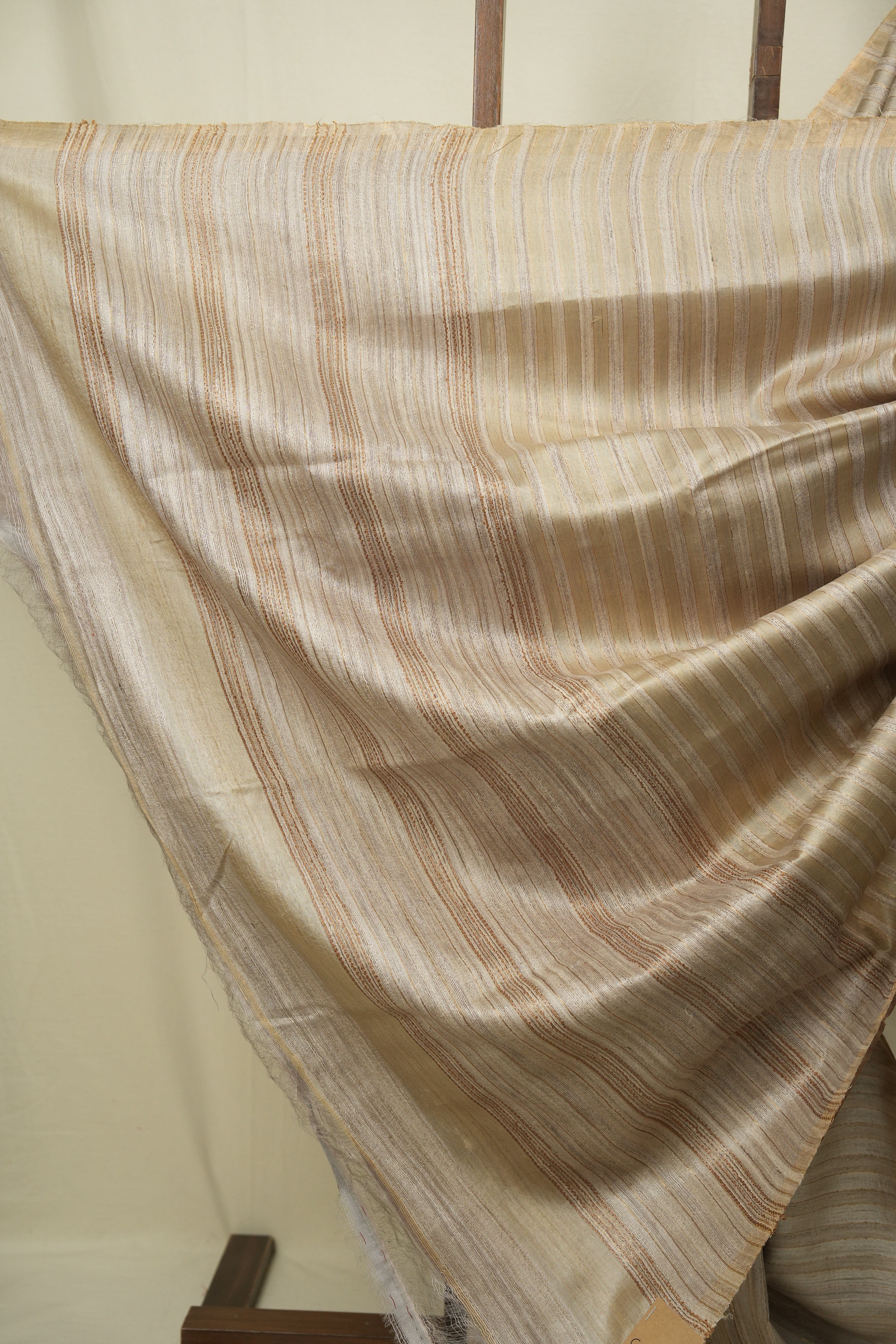 Grey Tussar Silk Saree - SRGTSS1944
